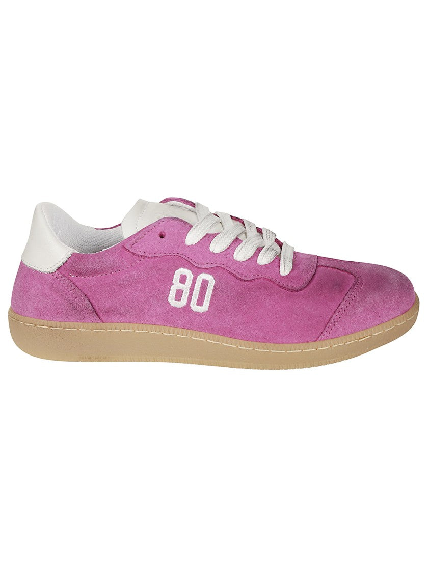Be980 Contemporary Crust Leather Sneakers