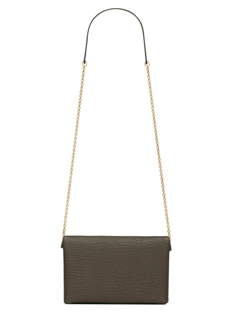 Saint Laurent Clutch Bag With Chain Cassandras