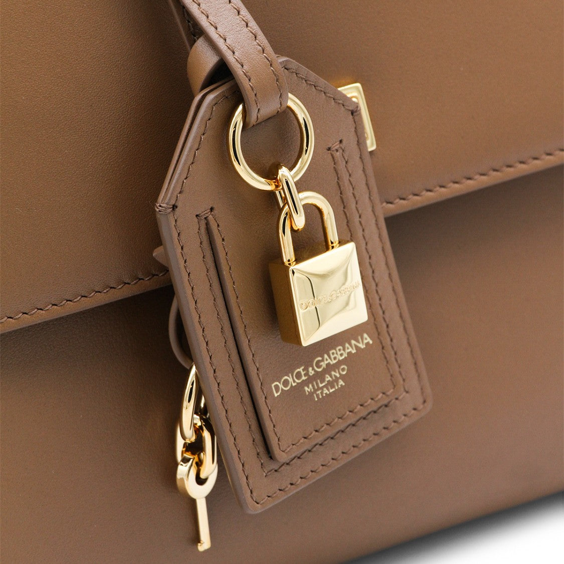 Dolce & Gabbana Brown My Sicily Top Handle Bag