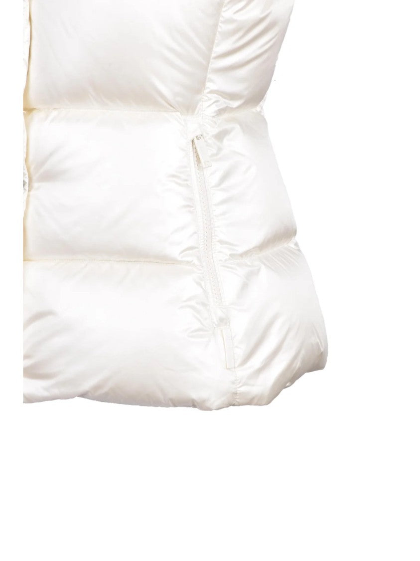 Add Lightweight Down Vest With High Collar And Detachable Hood