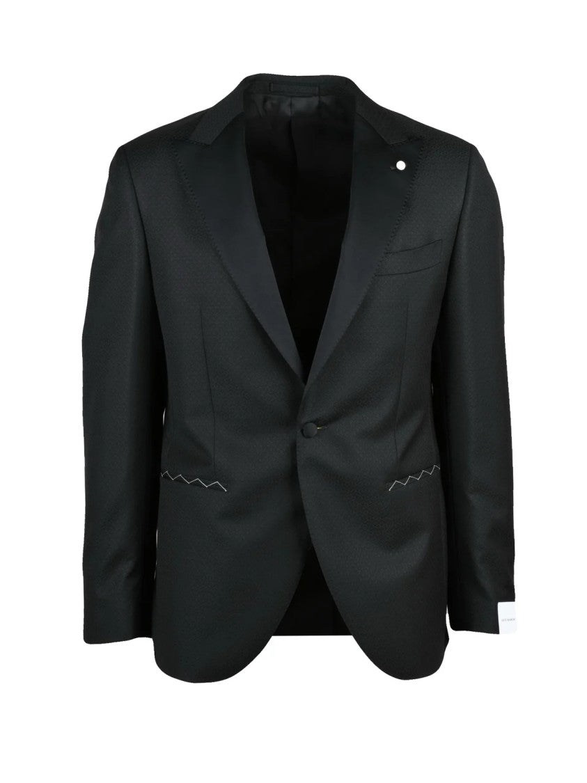 Luigi Bianchi Tone-On-Tone Wool Luigi Bianchi Jacket