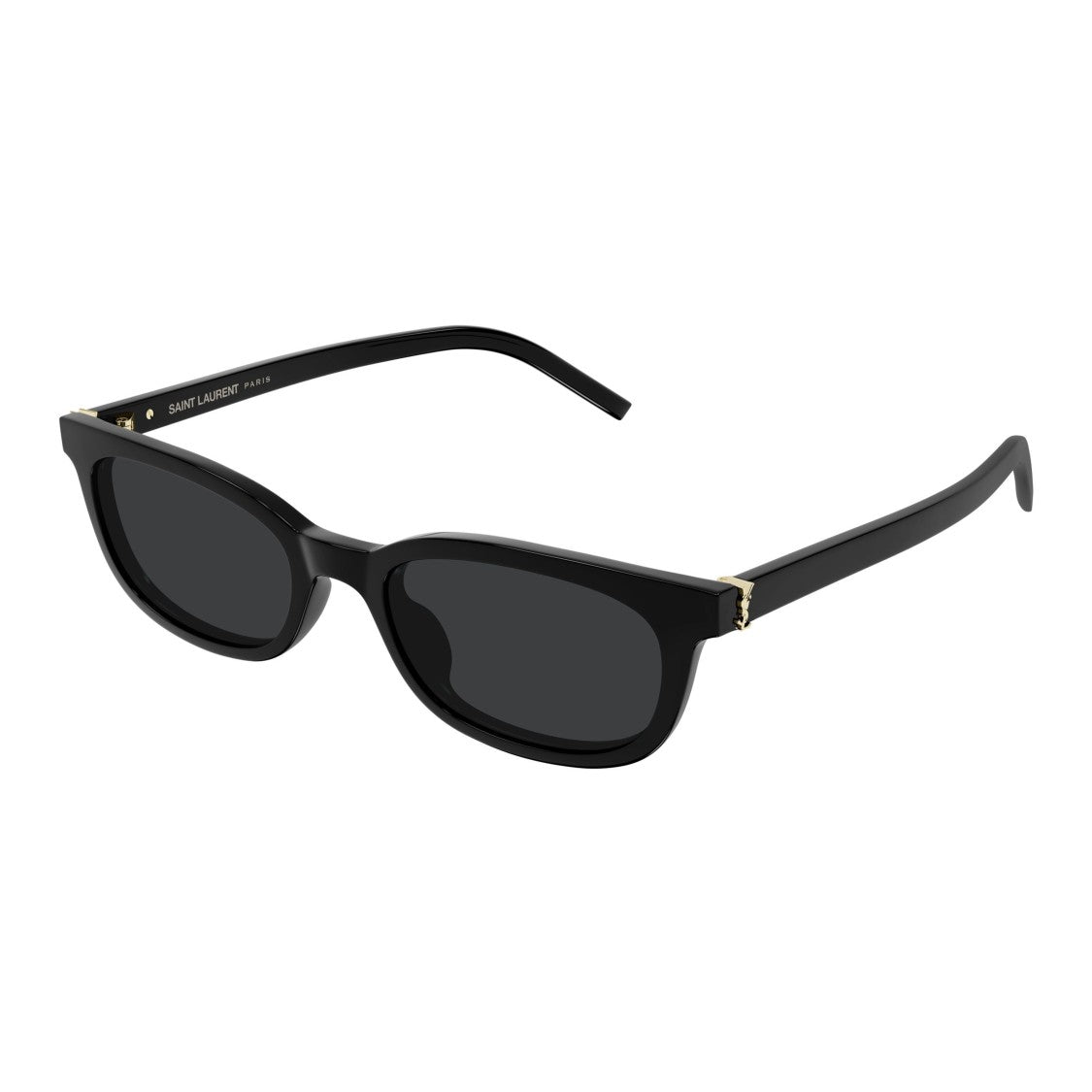Saint Laurent Sl M160 Tortoiseshell Rectangular Sunglasses With Metallic Logo Detail
