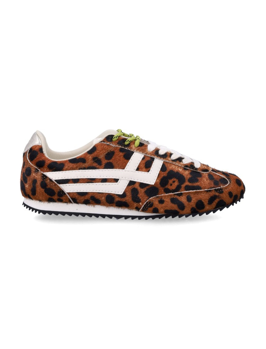 Pro-Keds Racer 77 Calf Hair Leather Double Laces Sneakers