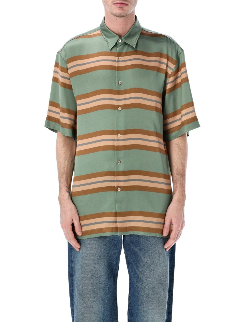 Dries Van Noten Striped Viscose Shirt
