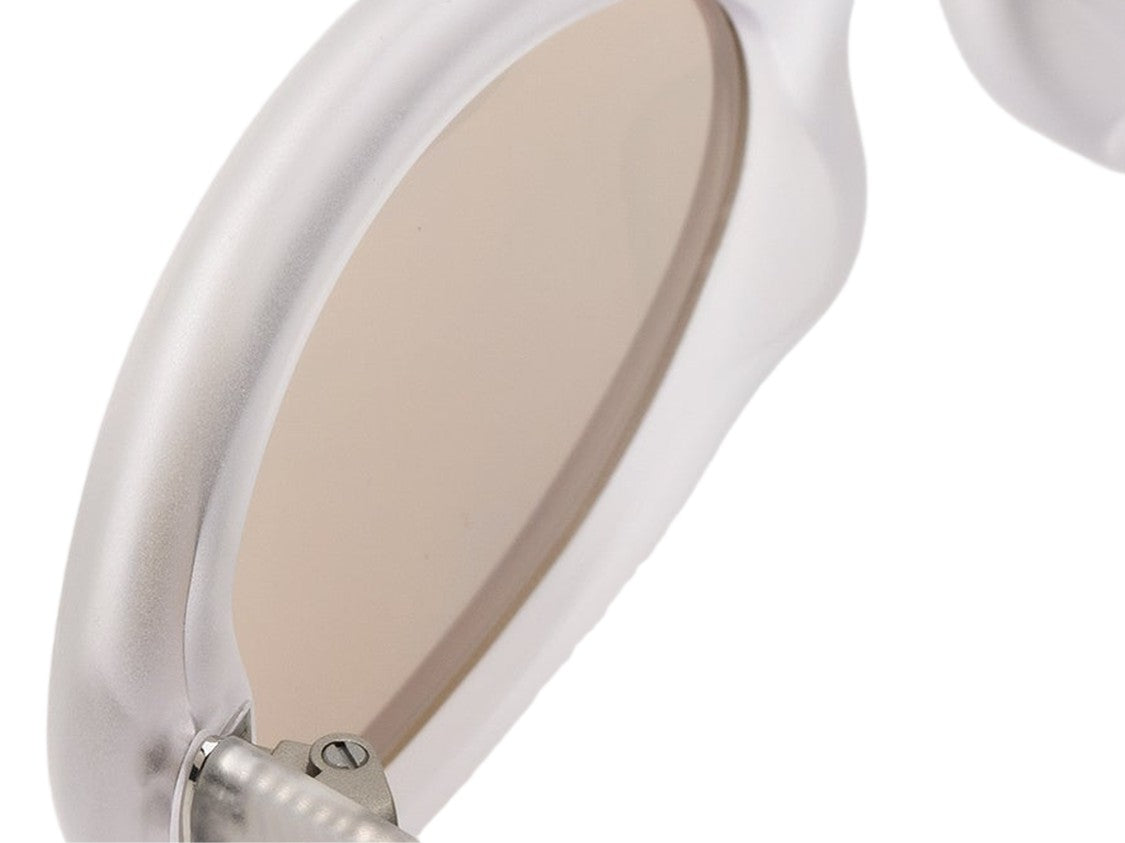 Retrosuperfuture Cherry Translucent Gradient Round Sunglasses