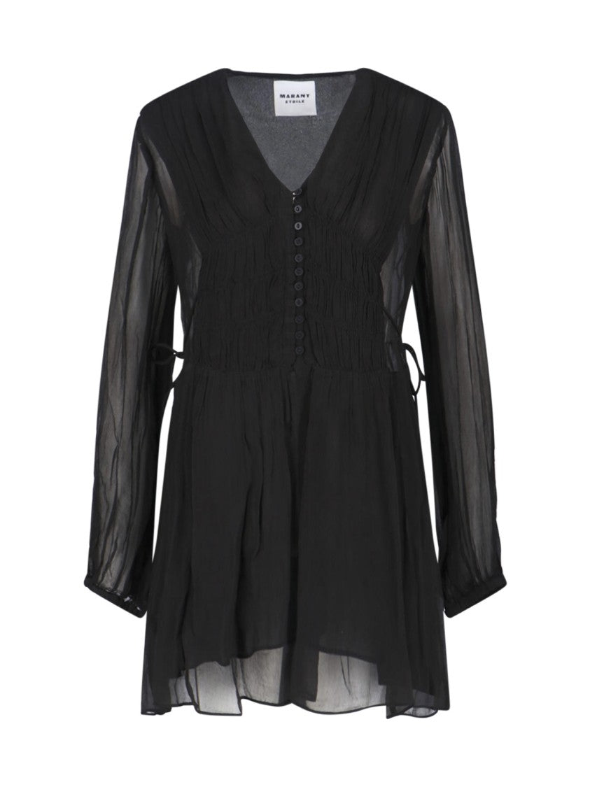 Isabel Marant Étoile Refined Black Dress With Sophisticated Silhouette