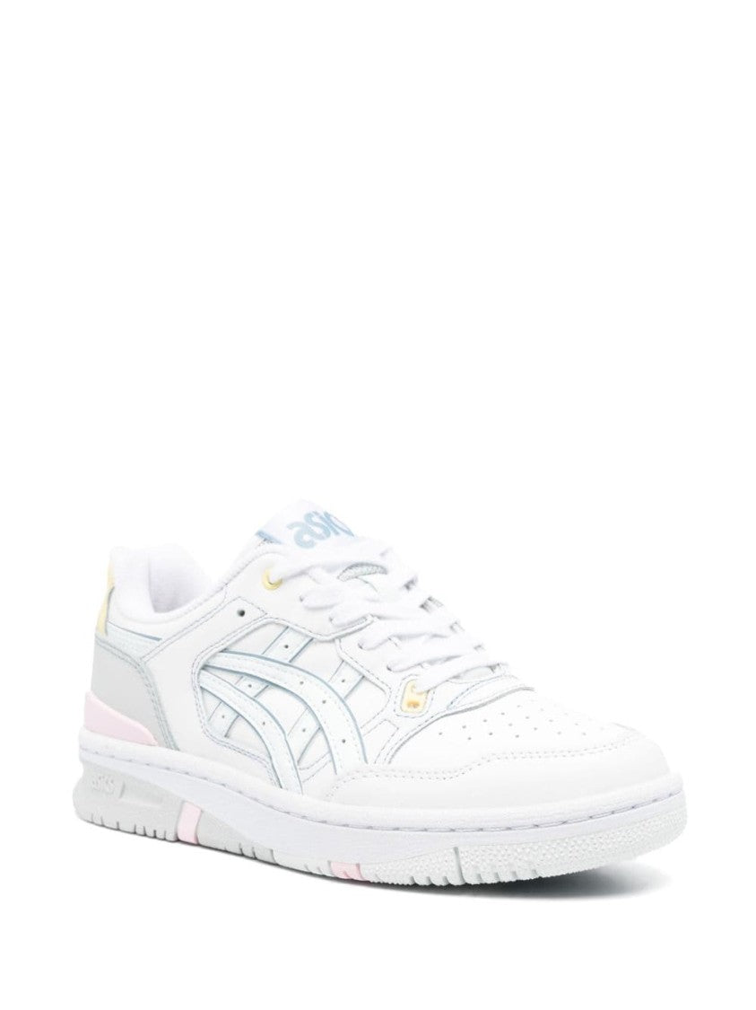 Asics Calf Leather Ex89 Sneakers With Perforated Toebox