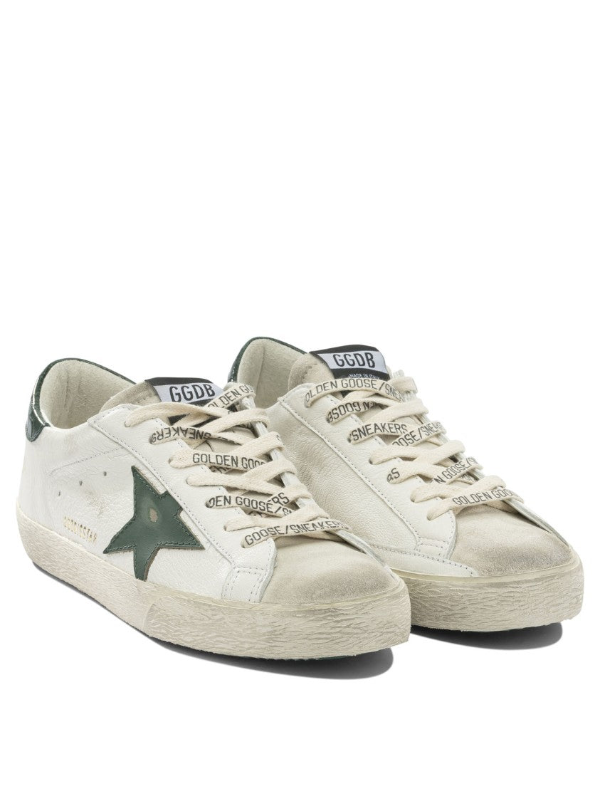 Golden Goose Low-Top Sneakers With Worn-In White Leather
