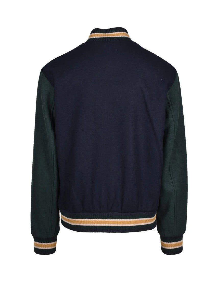 Gant Varsity-Style Navy Wool Blend Gant Coat