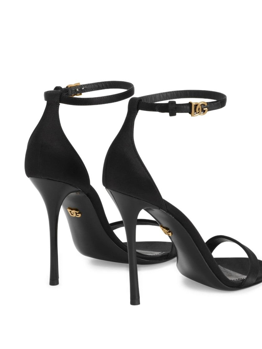 Dolce & Gabbana High-Heeled Sandals With Slim Stiletto And Design