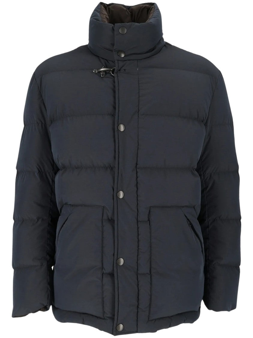 Fay High-Neck Quilted Down Jacket