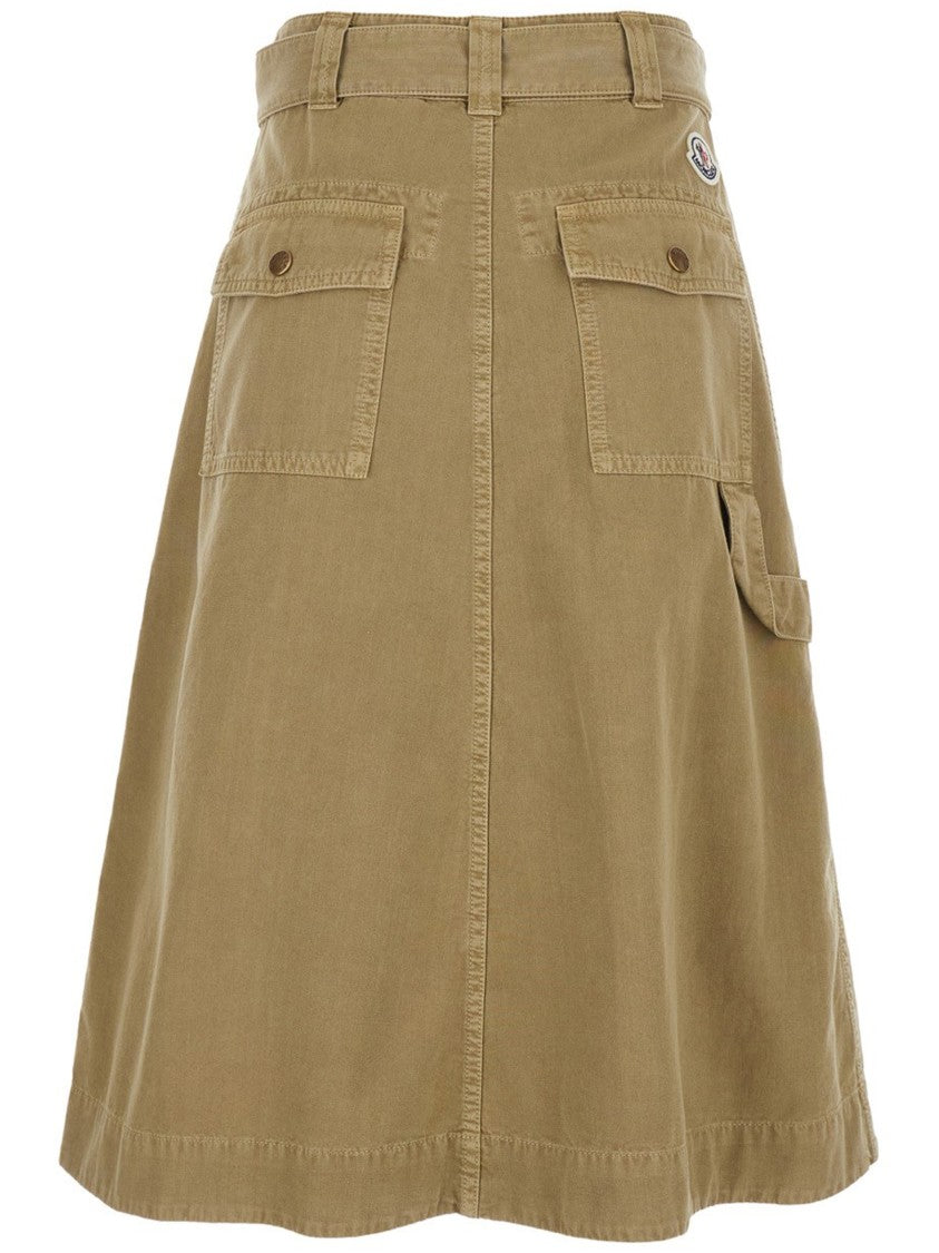 Moncler Black Utility Mini Skirt