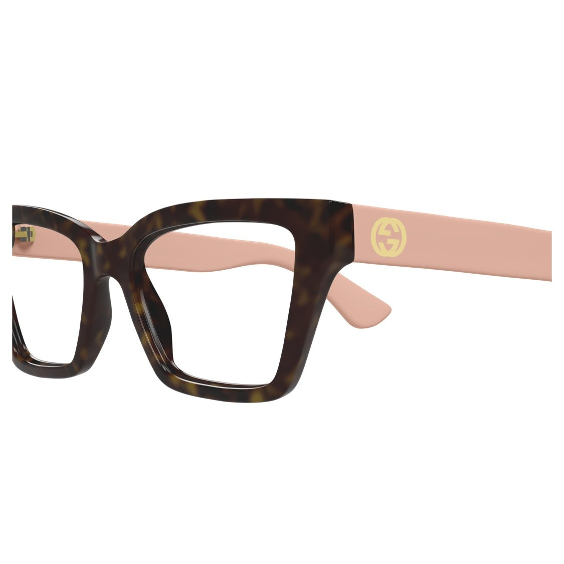 Gucci Gg1715o Oversized Tortoiseshell Frame Eyeglasses