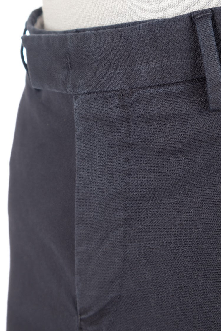 Pt Torino Micro-Structure Cotton-Lyocell Master Fit Trousers