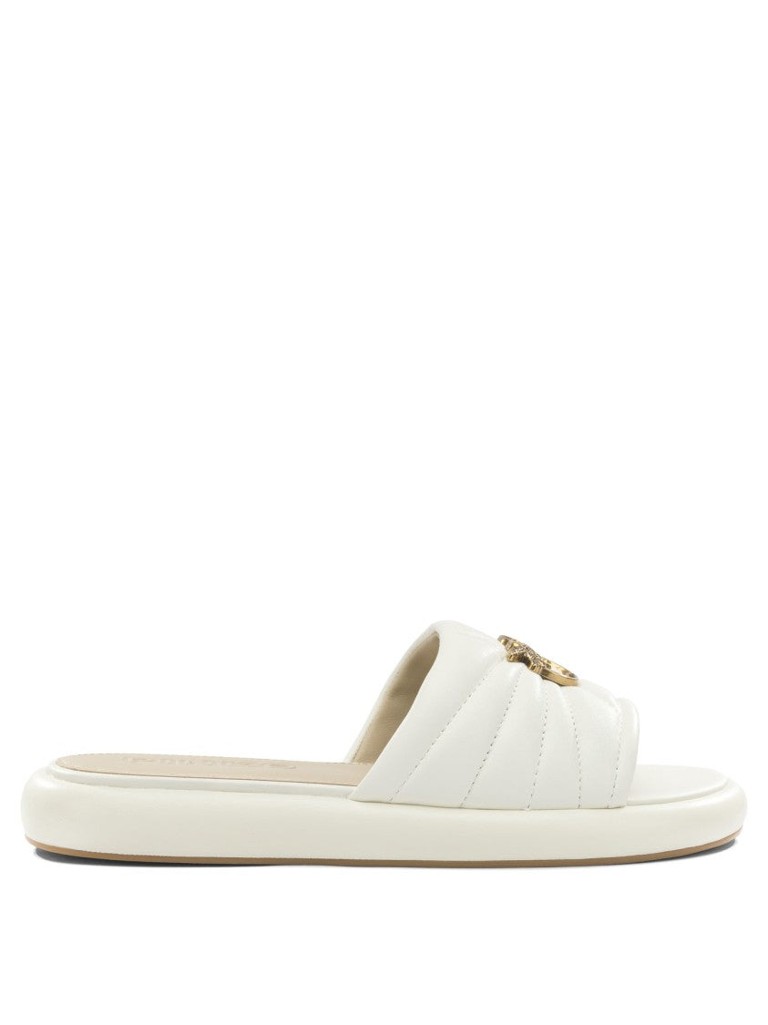 Pinko Quilted Leather Sandals