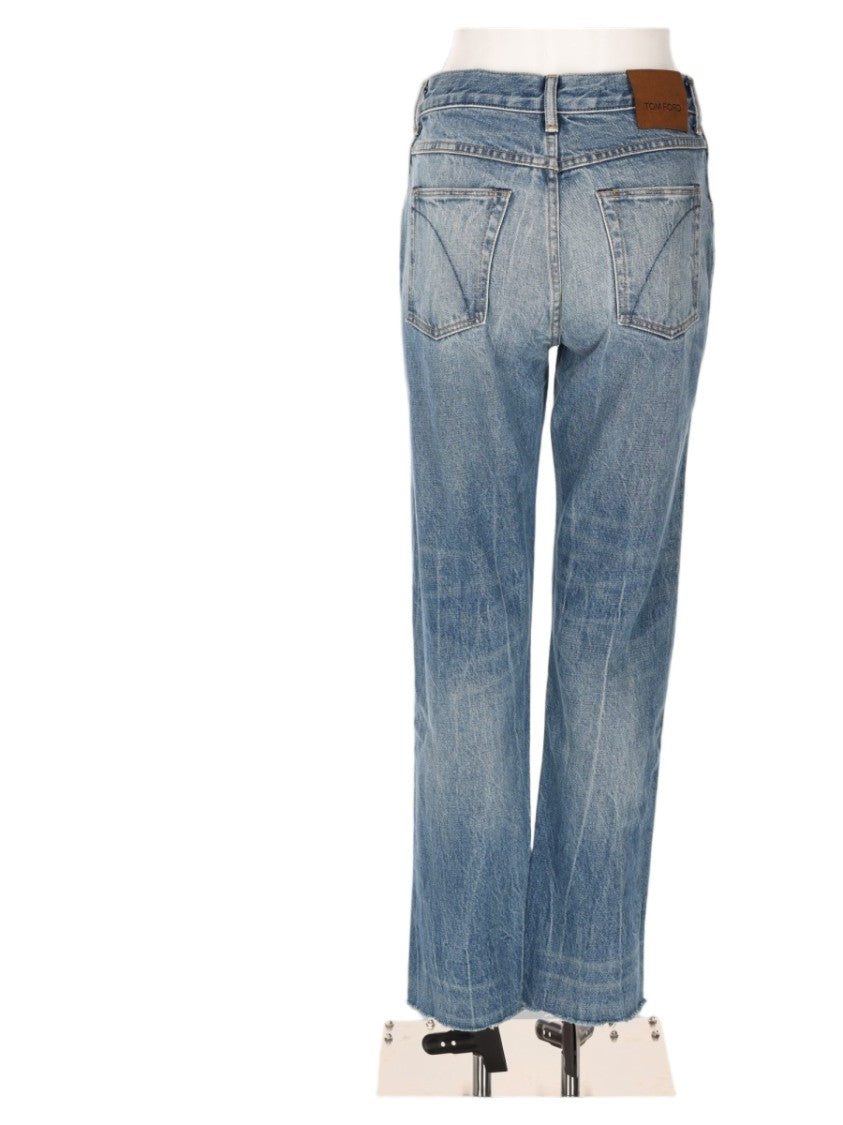 Tom Ford Classic Five-Pocket Flared Cotton Jeans