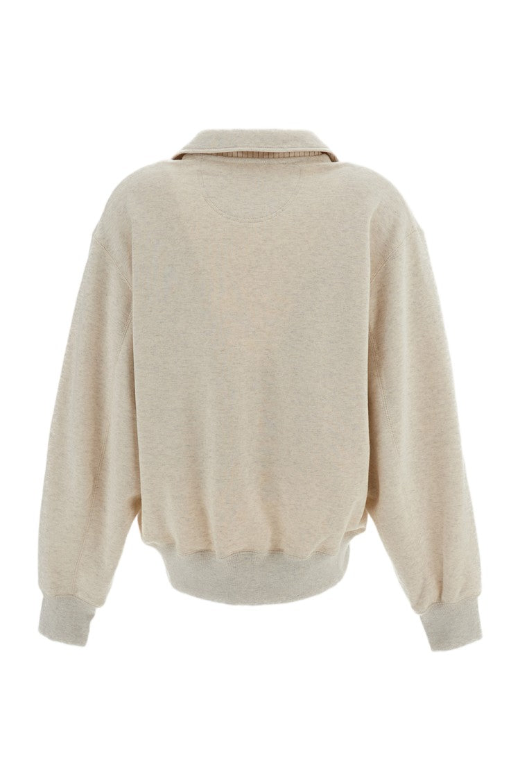 Khoki Oversized French Terry Cotton Sweatshirt