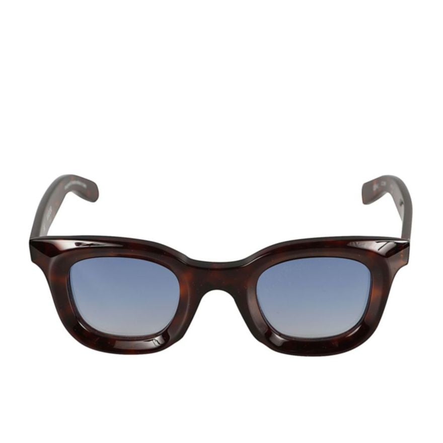 Kador Joy Rectangular Tortoiseshell Sunglasses With Gradient Blue Lenses