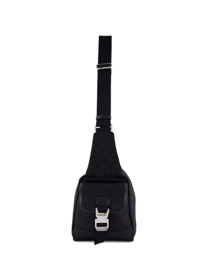 Gucci Rectangular Crossbody Bag With Textured Pattern