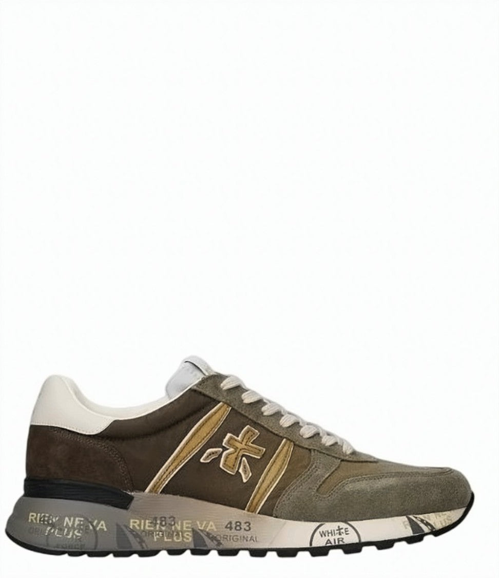 Premiata Lander 8009 Suede Insert Sneakers