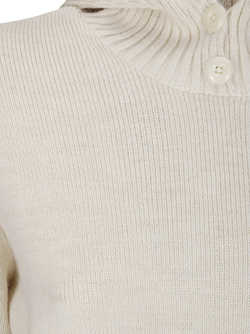 Lemaire Soft Blend Knit Sweater With Hood
