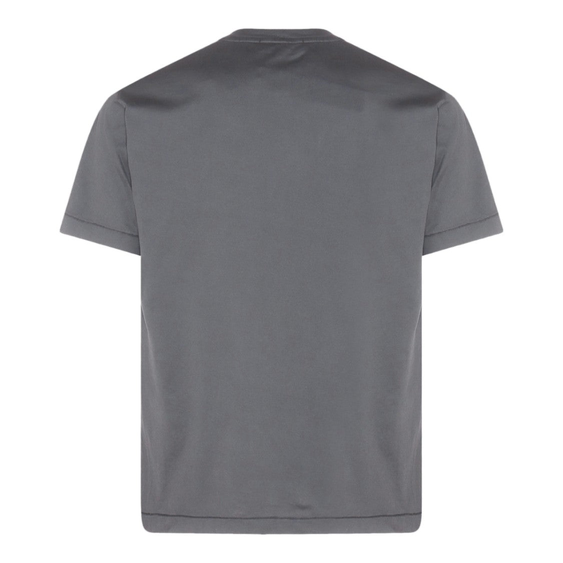 Stone Island Crew Neck T-Shirt With Minimalist Design And Patch Logo