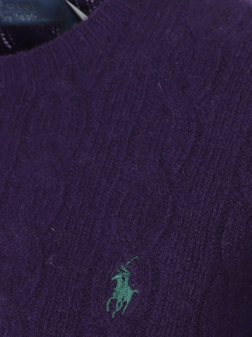 Polo Ralph Lauren Cable Knit Sweater With Crew Neckline