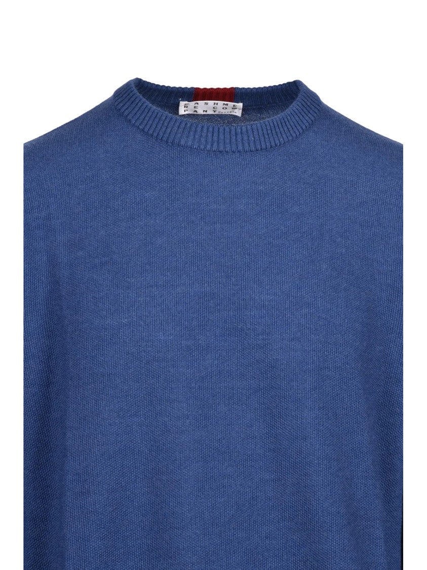 Cashmere Company P. Crew Neck Sweater In Luxurious Extrafine Merino Wool