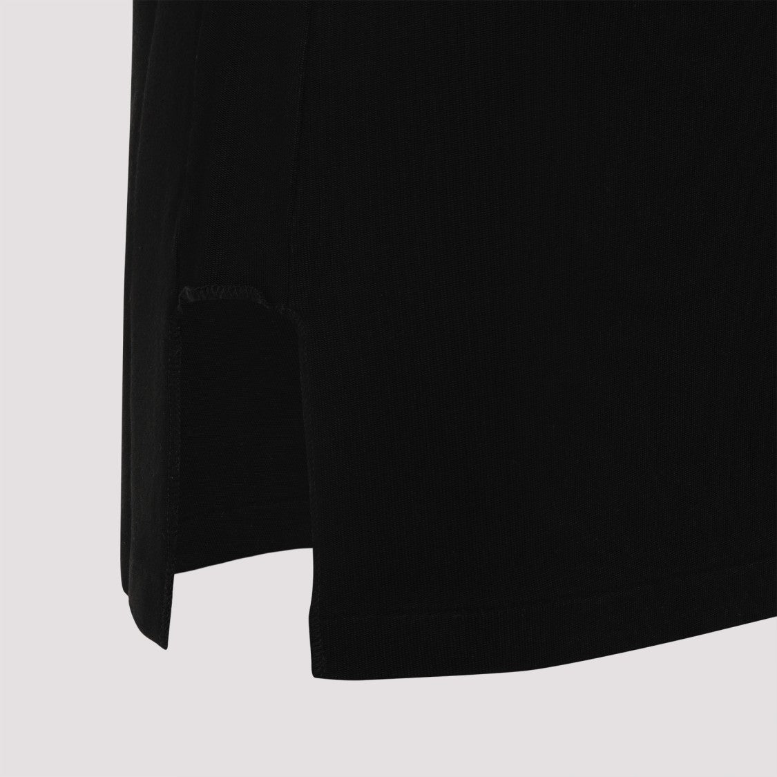 Maison Margiela Black Tank Top With Minimalist Logo