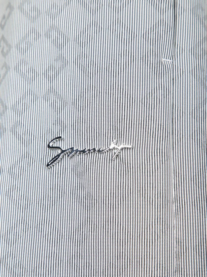 Givenchy Grey Track Pants With Iconic Monogram Pattern