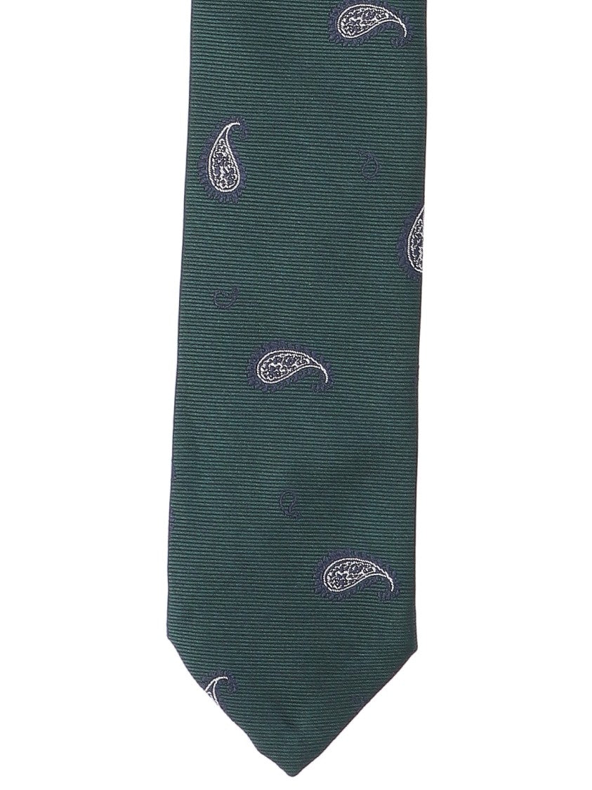 Thom Browne "Paisley" Tie – Green
