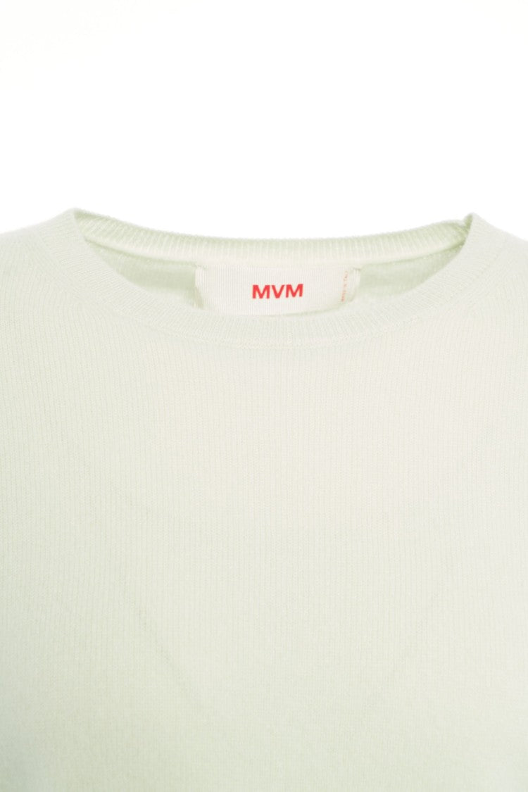 Mvm Cashmere Sweater With Classic Round Neck