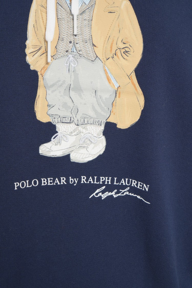 Polo Ralph Lauren Sweatshirt With Hood And Logo Print