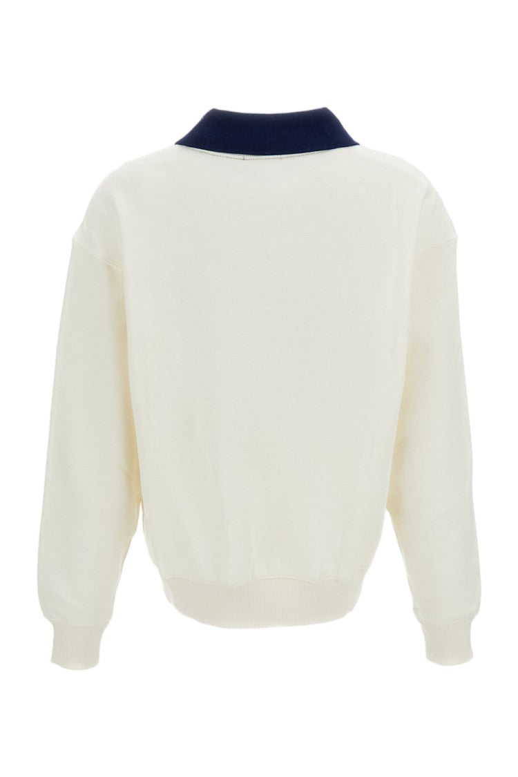 Polo Ralph Lauren Crewneck Sweatshirt With Contrasting Polo Collar