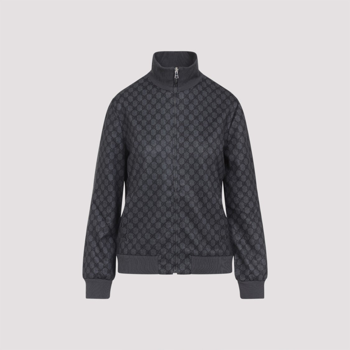 Gucci Black Gg Fullzip Sweatshirt