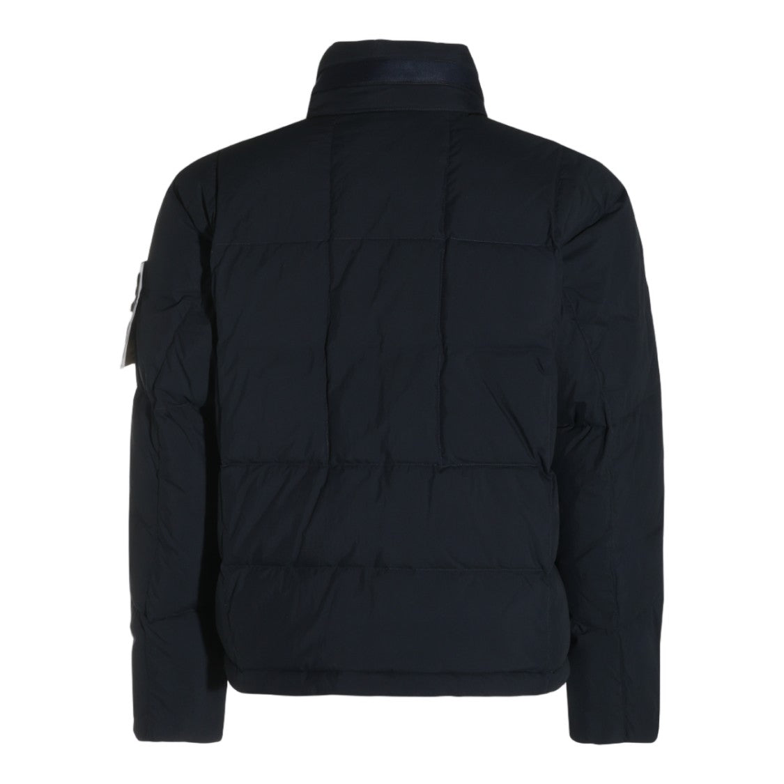 Stone Island Quilted High Collar Badge Jacket