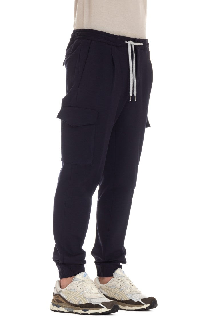 Pt Torino Soft Cotton Jersey Cargo Trousers