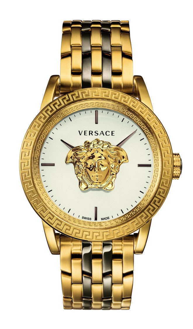Versace Palazzo Empire 43Mm Gold-Tone Stainless Steel Watch