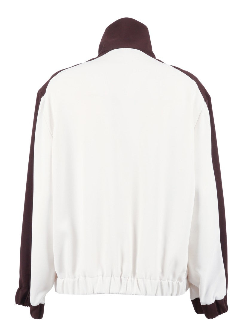 P.A.R.O.S.H. Color Blocked High Collar Jacket