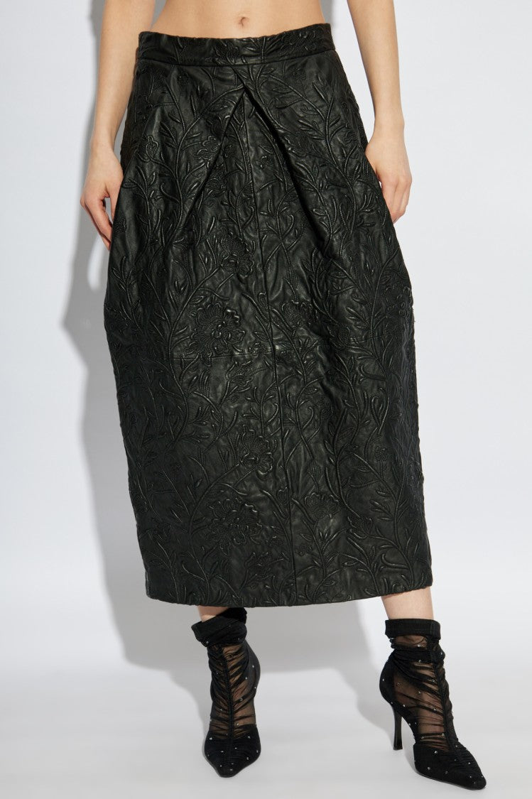 Munthe Faith' Leather Skirt