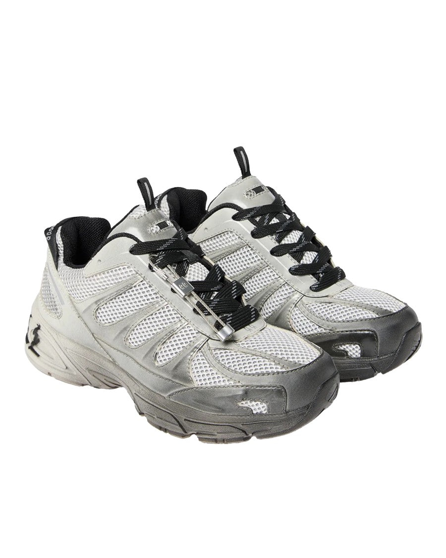 44 Label Group Dragger Sneakers In Black/Gray Gradient