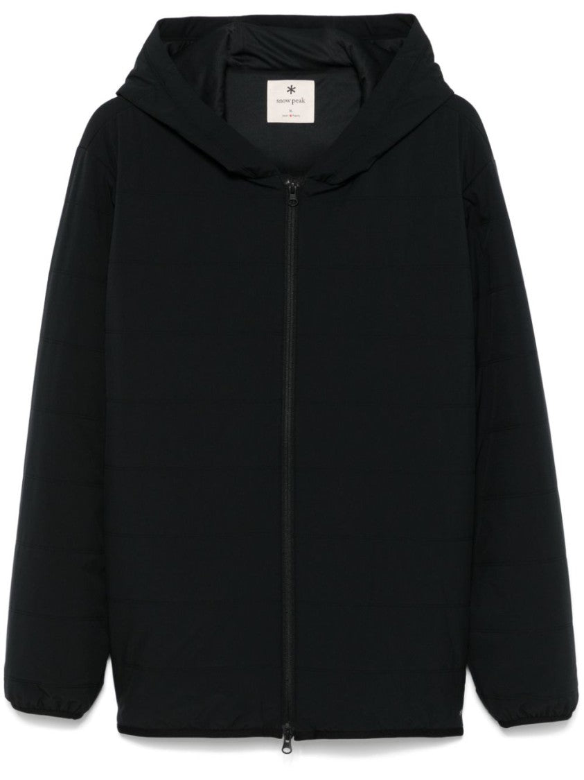 Snow Peak Full Zip Black Hoodie