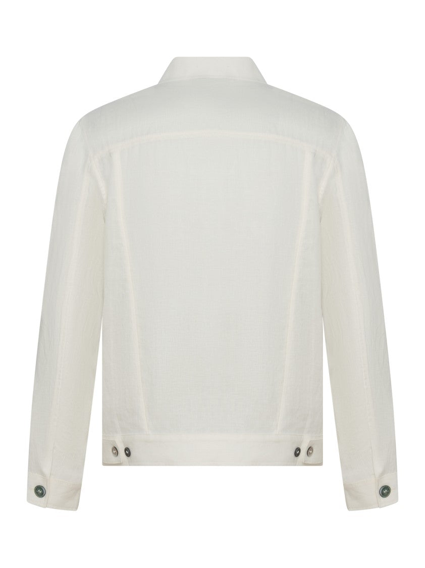 Franzese Collection Franzese Saharan Jacket In Lightweight Irish Linen