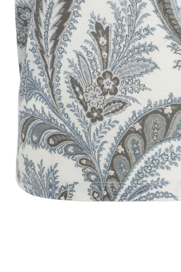 Etro Paisley Print Short-Sleeve T-Shirt