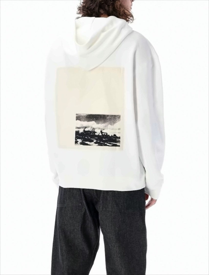 Oamc Denali Graphic Hoodie With Front Kangaroo Pocket