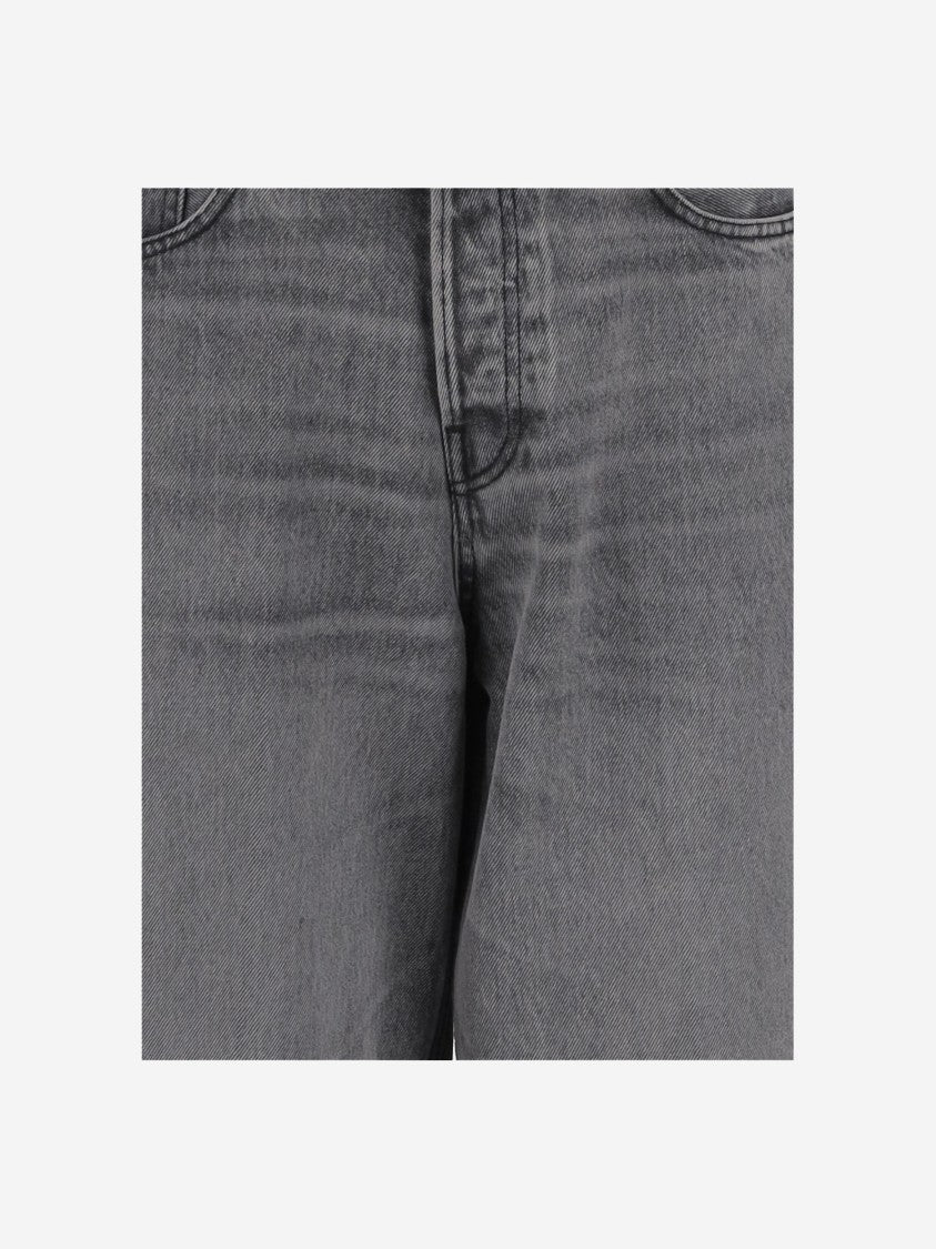 Haikure Wide Fit Cotton Denim Jeans