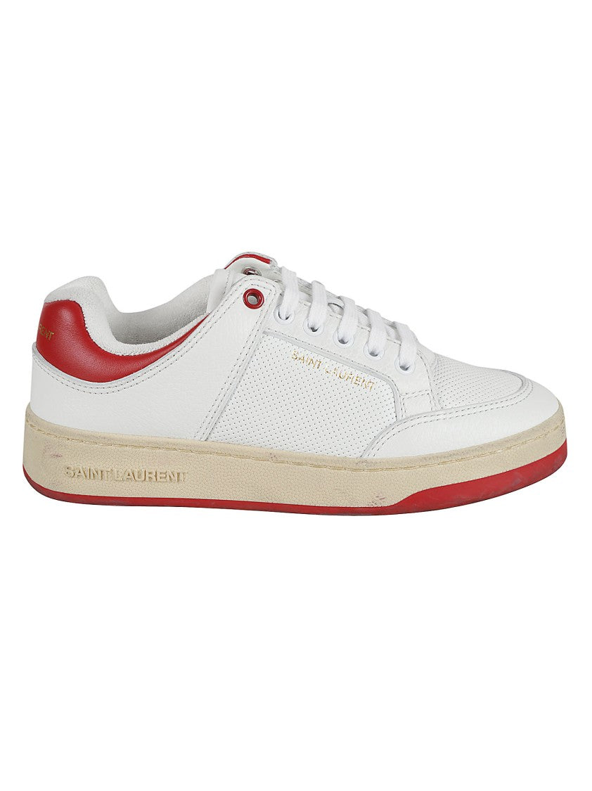 Saint Laurent Low-Top Calfskin Sneakers