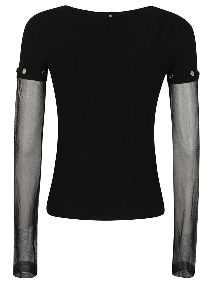 Max Mara Fitted Black Top