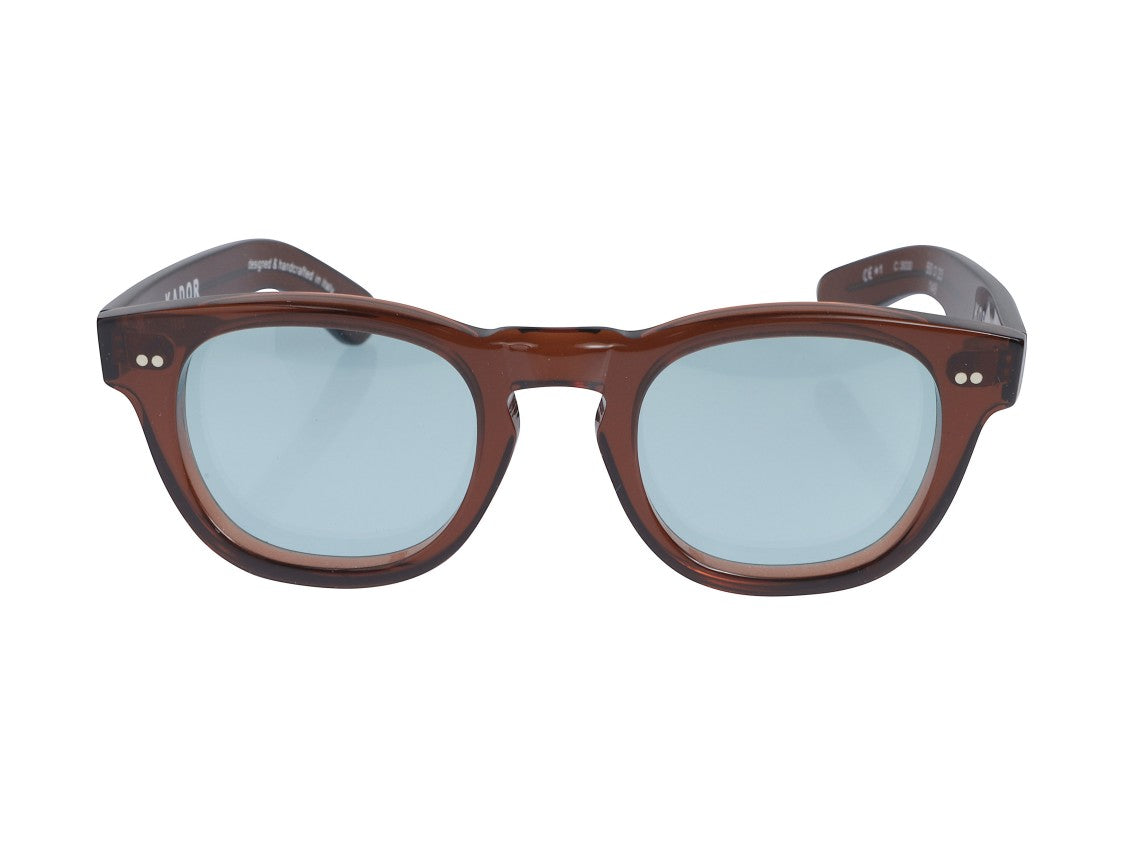 Kador Blue Kosmo/N Translucent Round Sunglasses