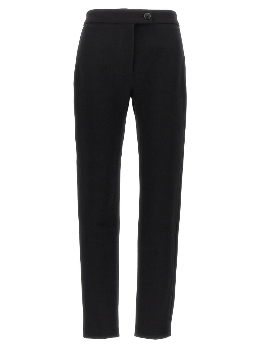 Ferragamo Skinny Leg Stretch Pants With Tailored Design